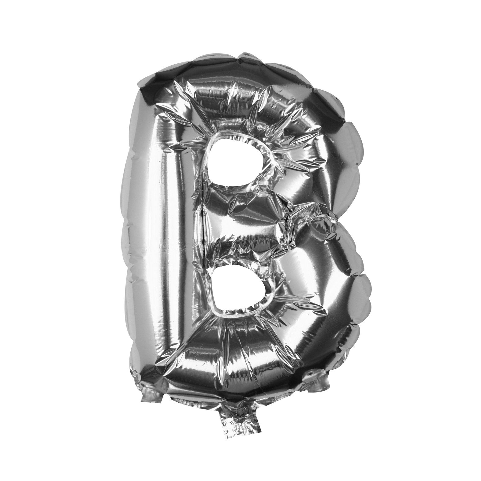 Silver Foil Letter B Balloon 16"