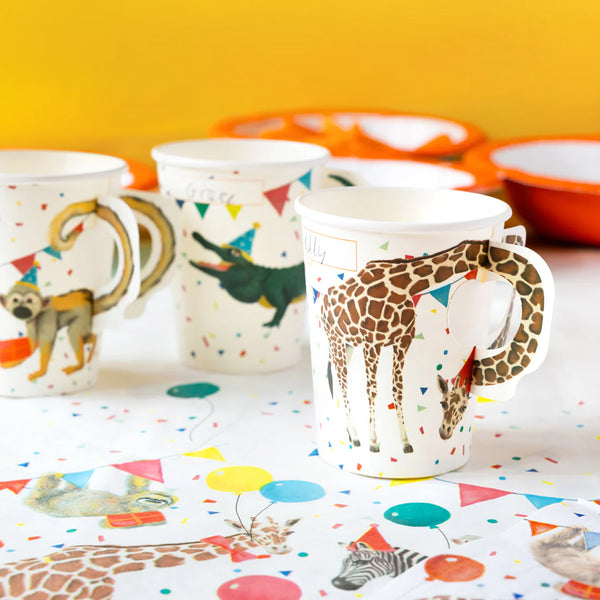 Safari Paper Cups - 8 pack