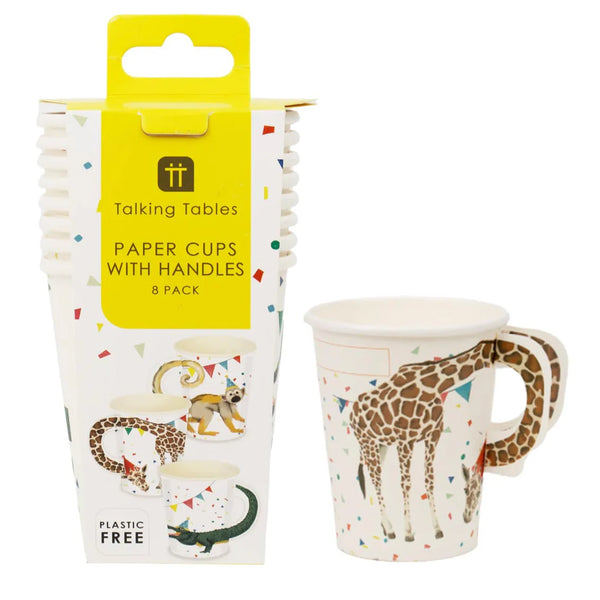 Safari Paper Cups - 8 pack