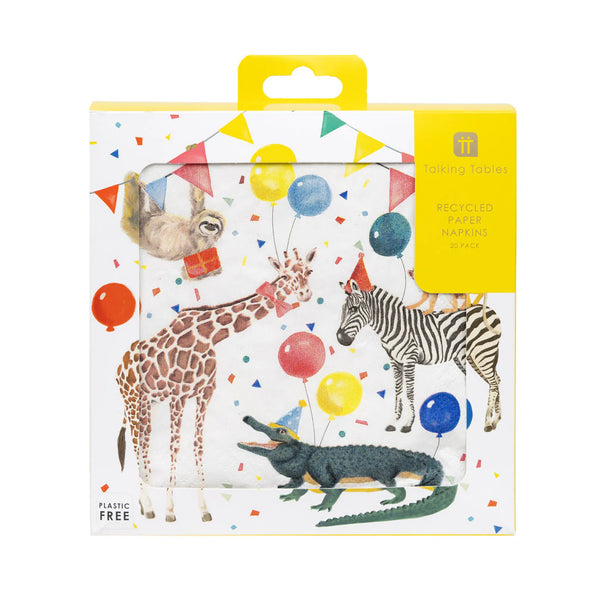 Safari Paper Napkins - 20 pack