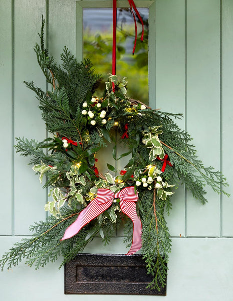 Red And White Stripe Bow