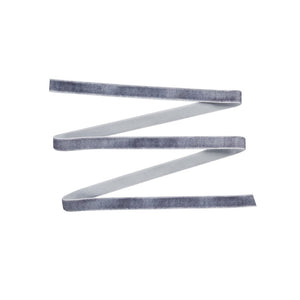Soft Grey Velvet Ribbon - 10mm x 5m