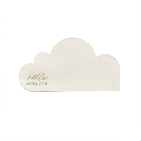 Cloud Shaped Paper Napkins - 16 pack