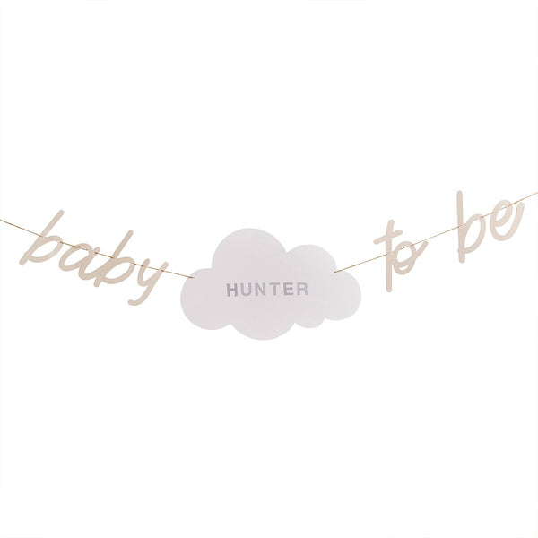 Baby To Be Customisable Card Banner - 2m