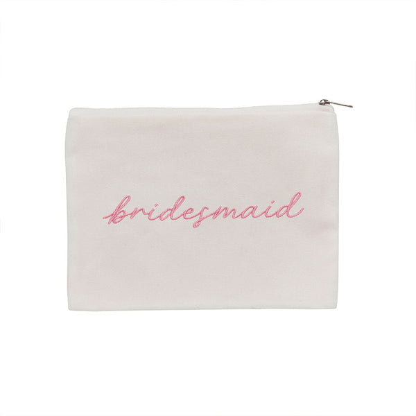 Bridesmaid Cotton Pouch