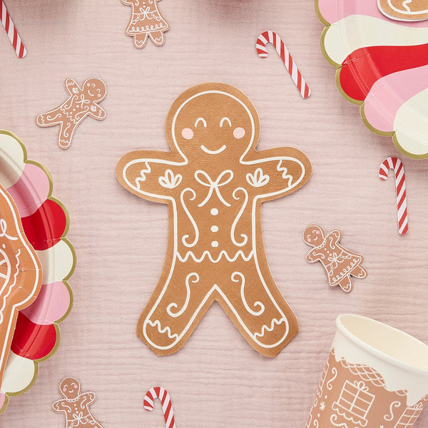 Gingerbread Paper Napkins 16 pack
