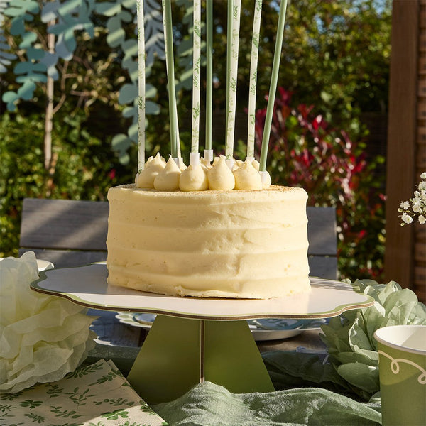 Botanical Card Cake Stand