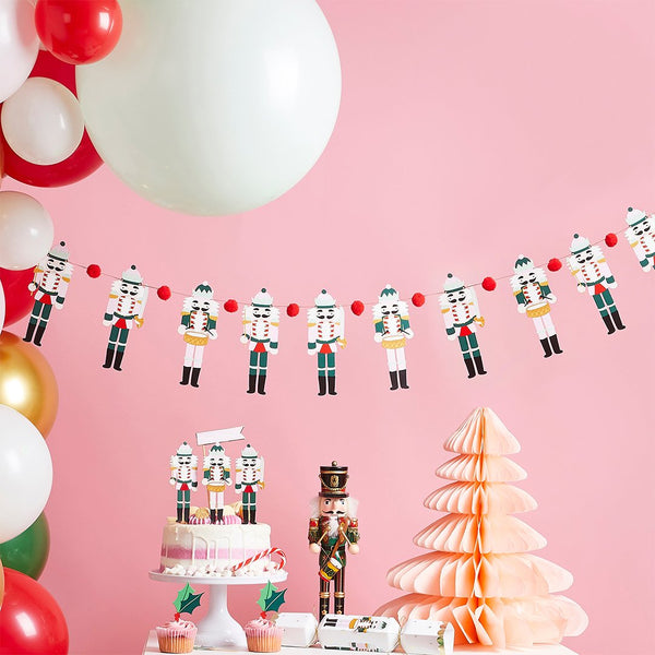 Nutcracker Pom Pom Garland 2M