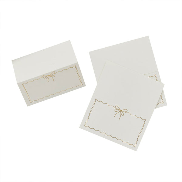 Gold Foiled Place Cards