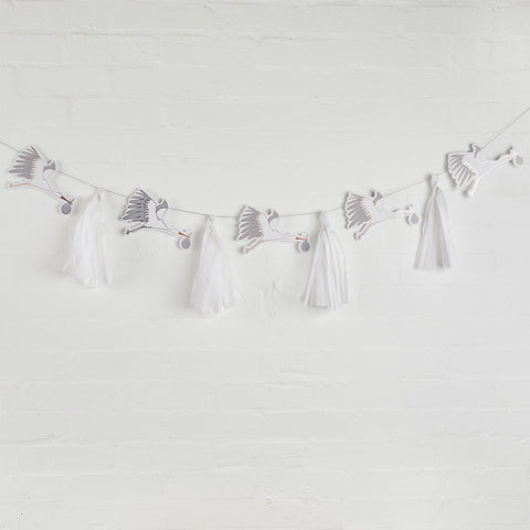 Stork Tassel Garland 3m