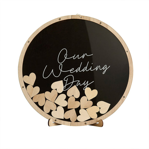 Drop Top Frame Our Wedding Day Guestbook