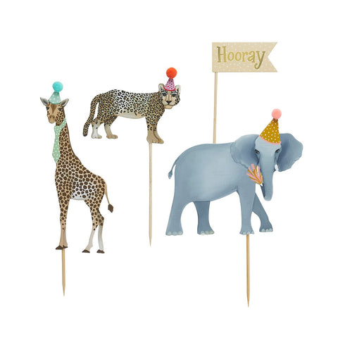 Safari Animals Cake Topper