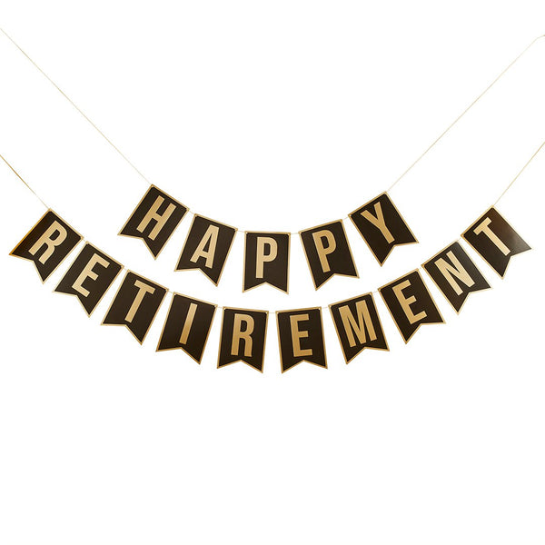 Happy Retirement Banner 2m