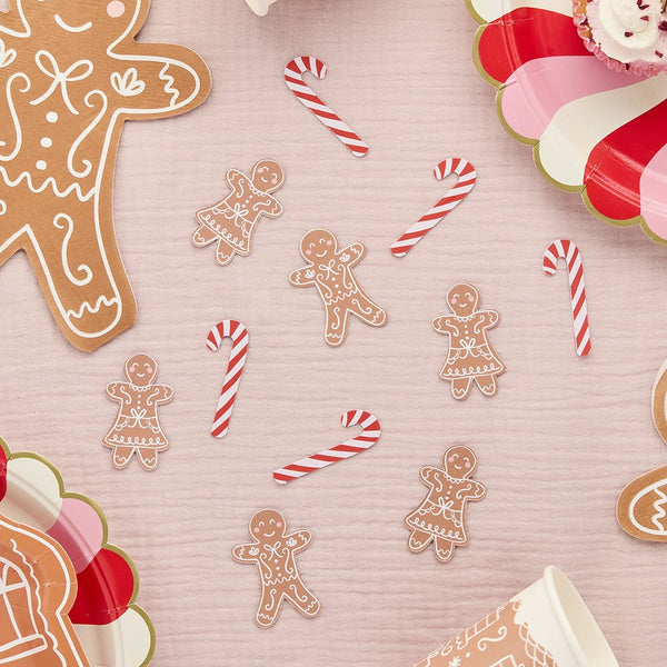 Gingerbread & Candy Cane Table Scatter