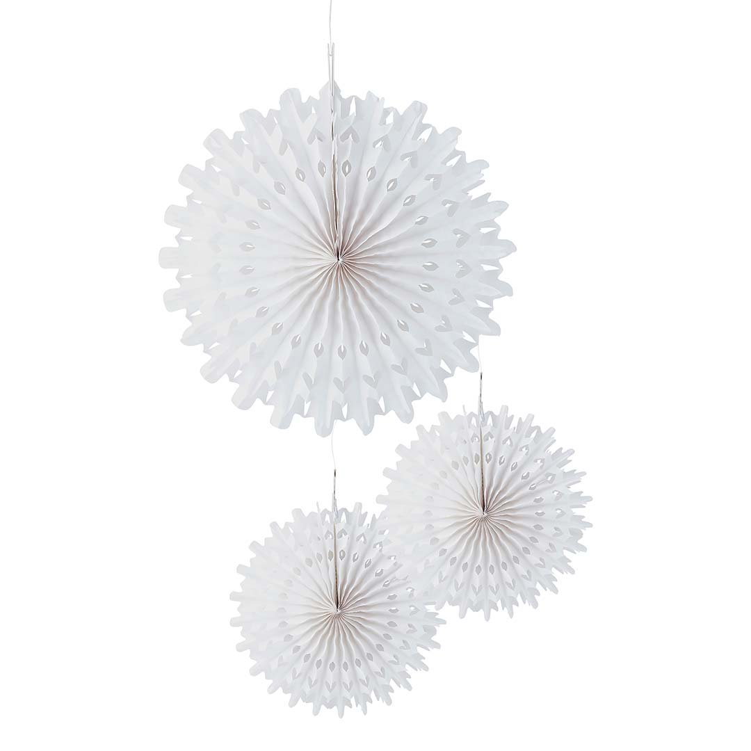 Snowflake Honeycombs - 3 Pack