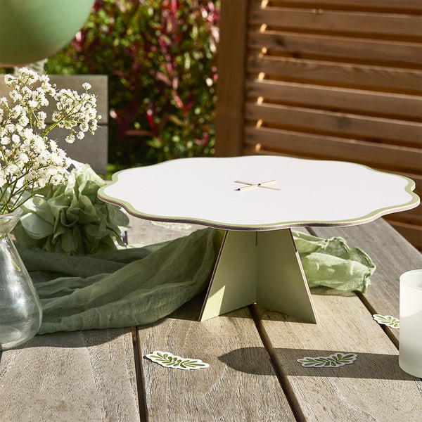 Botanical Card Cake Stand