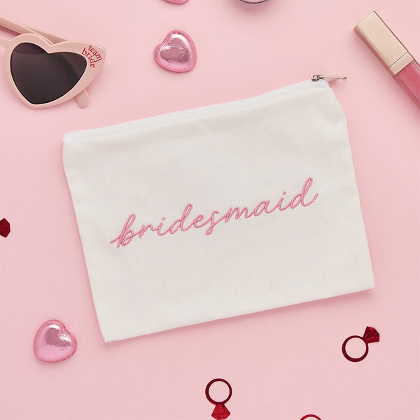 Bridesmaid Cotton Pouch