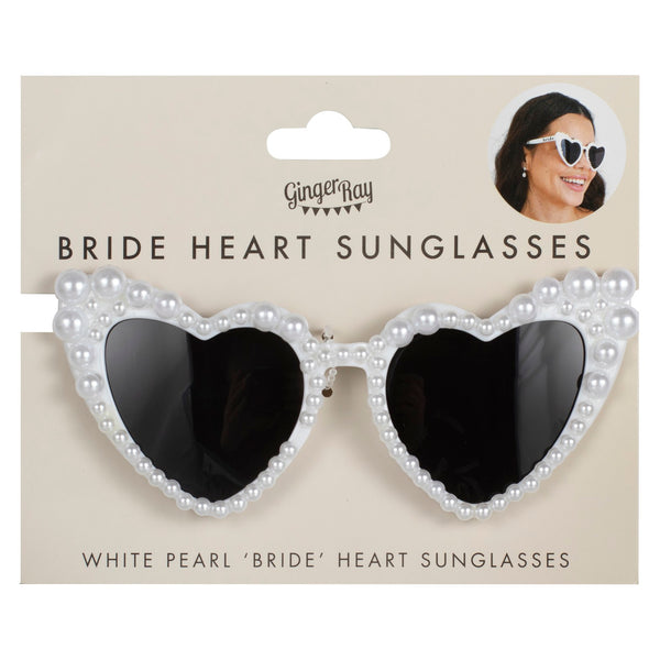 Heart Shaped Bride Sunglasses