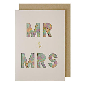 Mr & Mrs Confetti Card