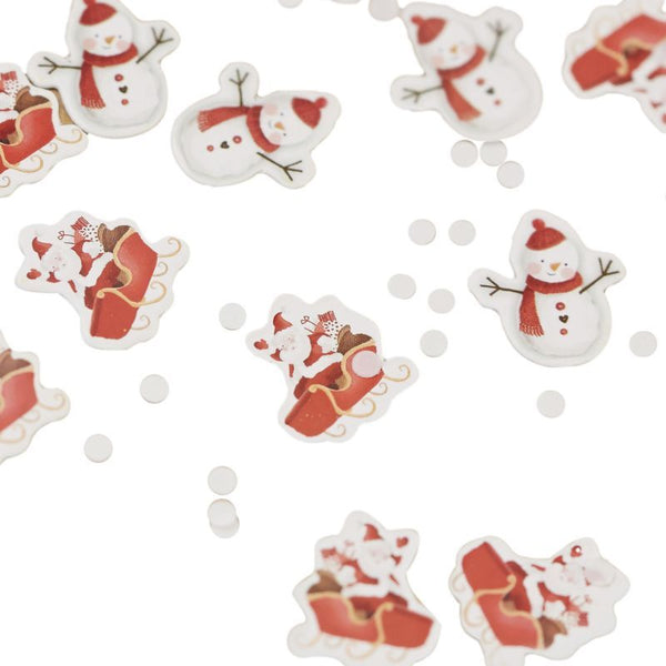 Santa & Snowman Confetti