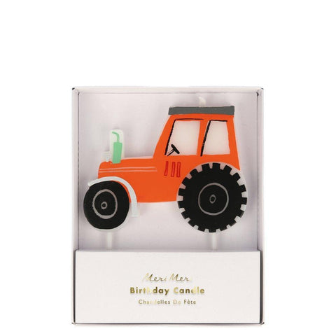 Tractor Shaped Candle