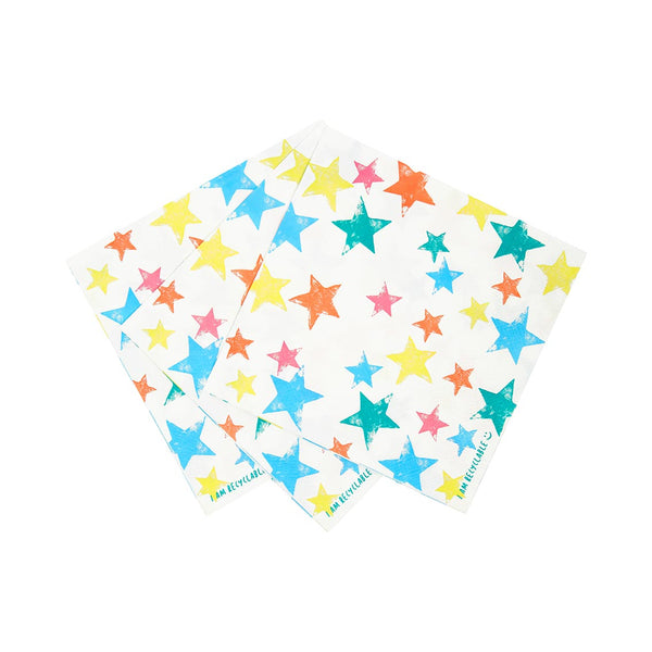Rainbow Star Eco Paper Napkins