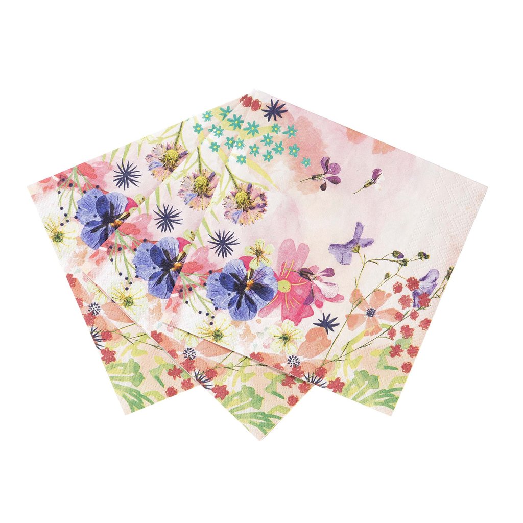 Floral Cocktail Paper Napkins (20 pack)