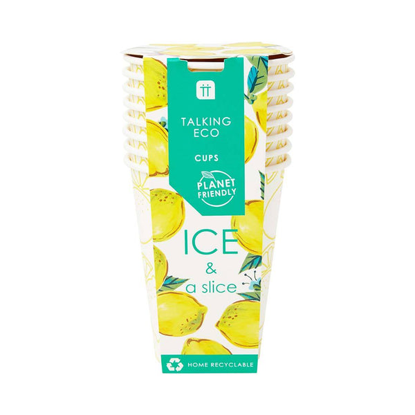 Eco-friendly Lemon Paper Cups