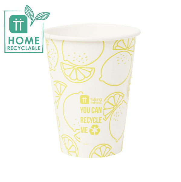 Eco-friendly Lemon Paper Cups