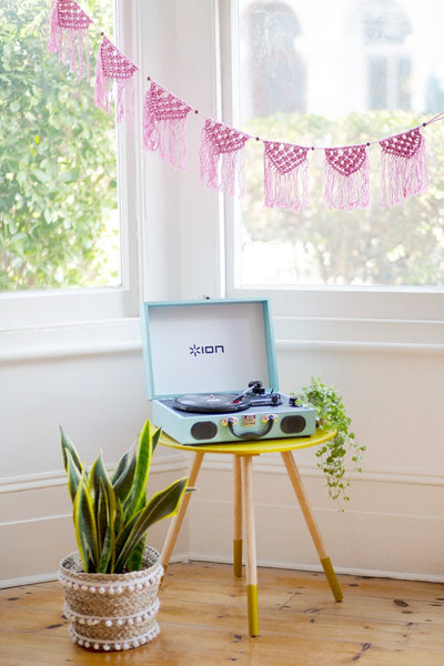 Pink Macrame Woven Garland