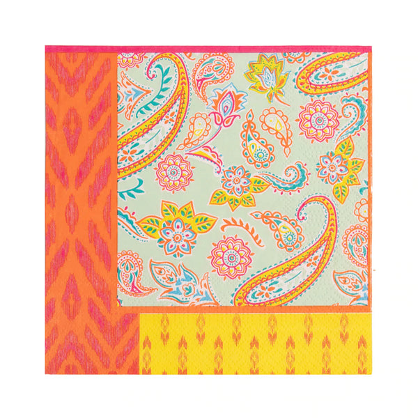 Paisley Print Paper Napkins