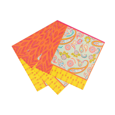 Paisley Print Paper Napkins