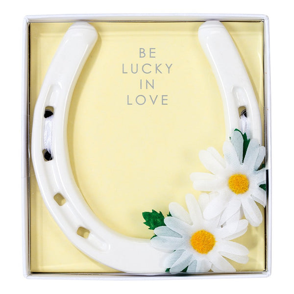 Ceramic Daisy Horseshoe