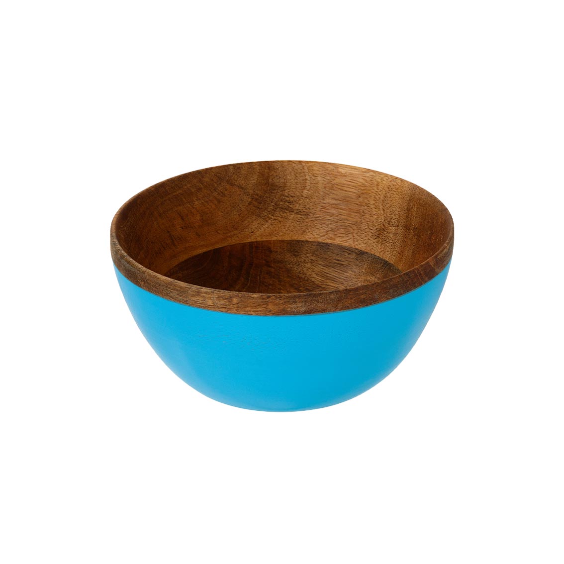 Blue Mango Wood Bowl