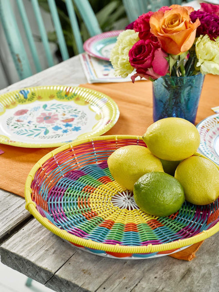 Multicoloured Woven Tray