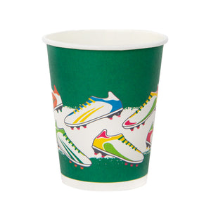 Recyclable Football Paper Cups - 8 Pack