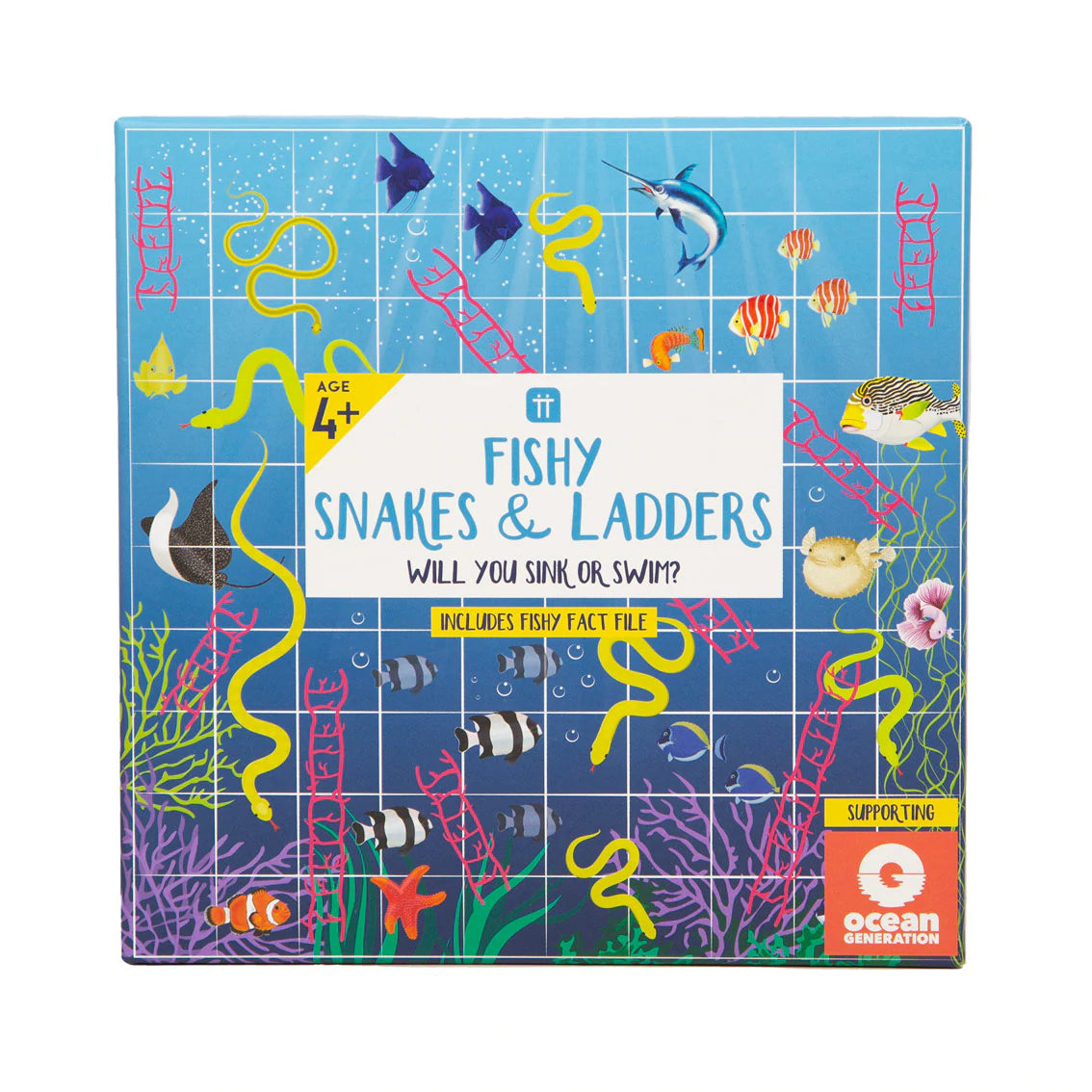 Fishy Snakes & Ladders Game