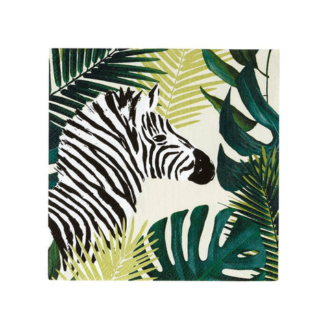 Zebra Print Paper Napkins
