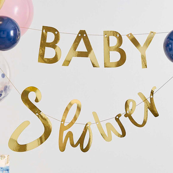 Gold Baby Shower Balloon Kit