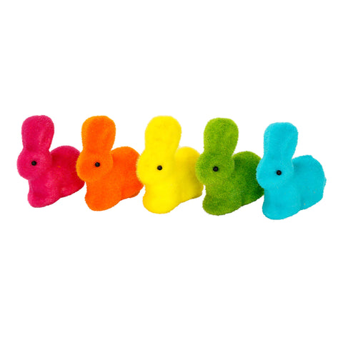 Rainbow Bunny Decorations (5 Pack)