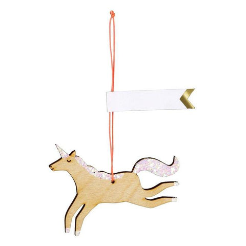 Wooden Unicorn Gift Tags