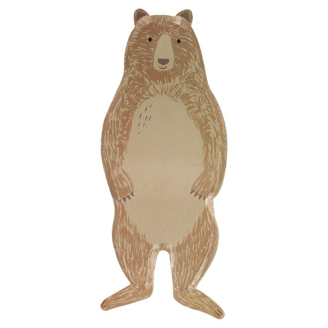 Bear Paper Plates