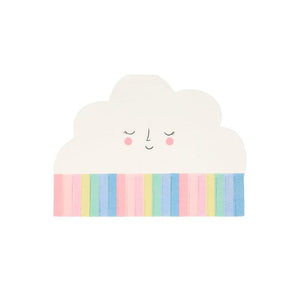 Rainbow Sun Cloud Paper Napkins