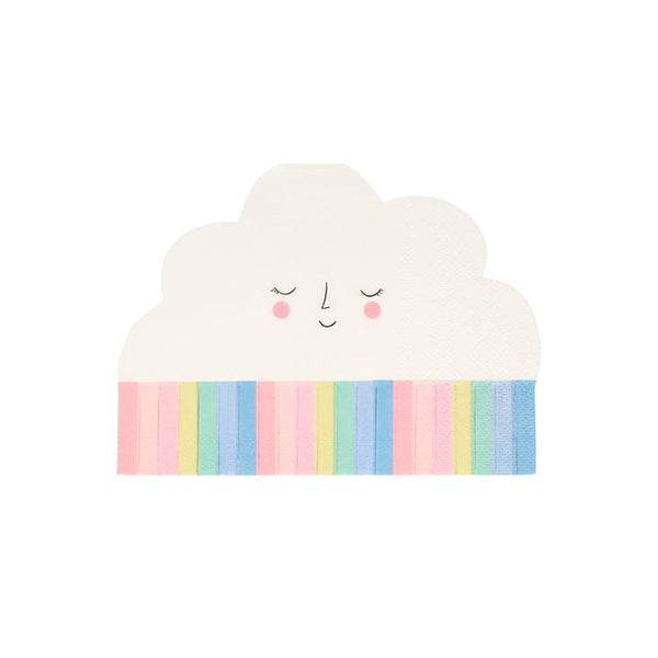 Rainbow Sun Cloud Paper Napkins