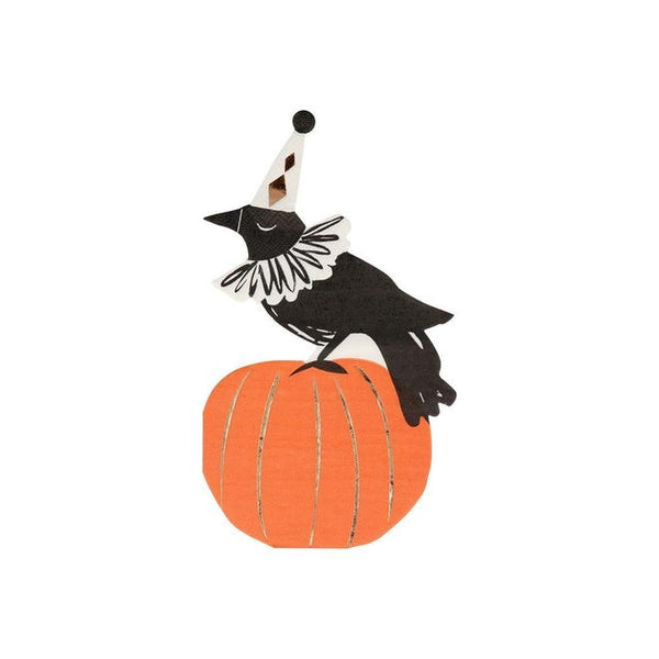 Halloween Crow Paper Napkins