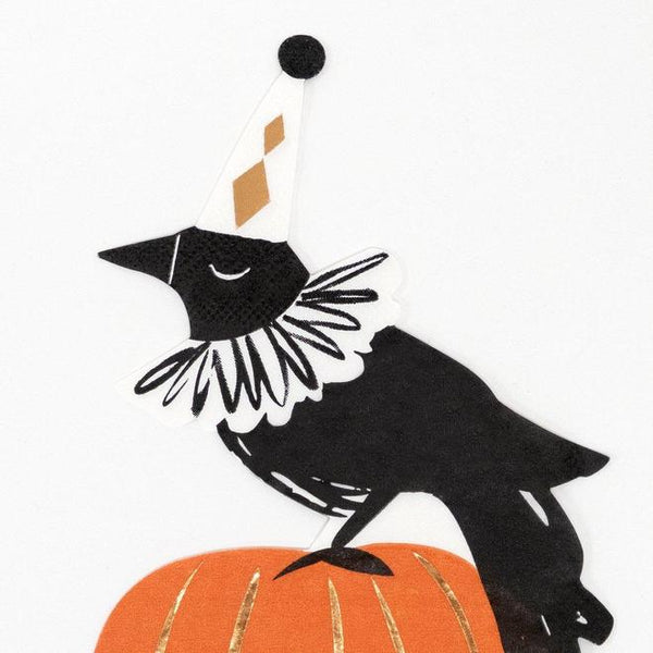 Halloween Crow Paper Napkins