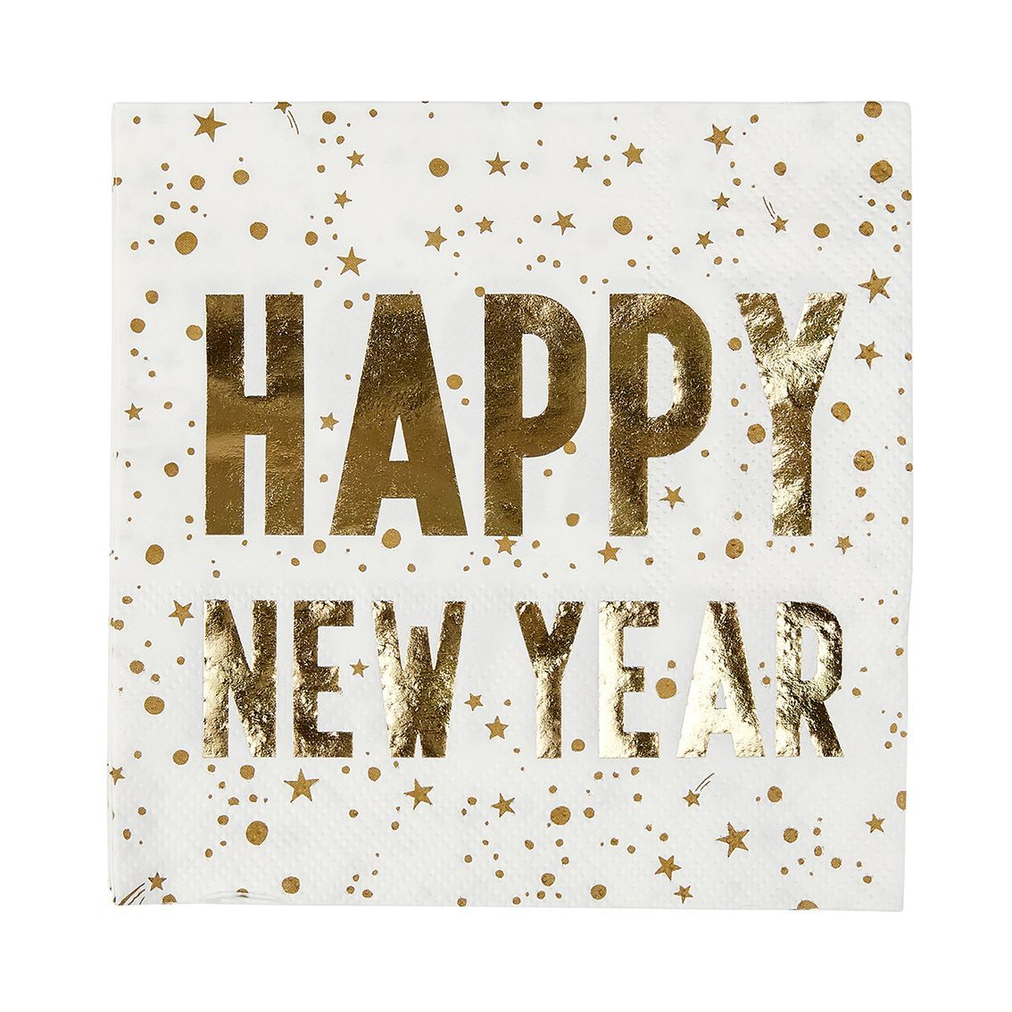 Happy New Year Cocktail Paper Napkins