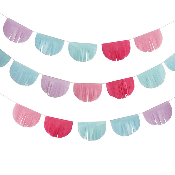 Pastel Semi Circle Tissue Garland