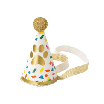 Dog's Birthday Pawty Mini Fabric Hat
