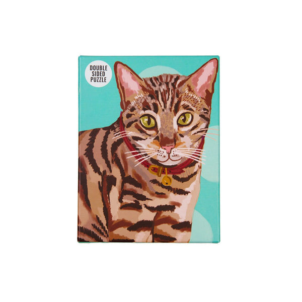 Bengal Cat Puzzle Double-Sided 100 Pieces